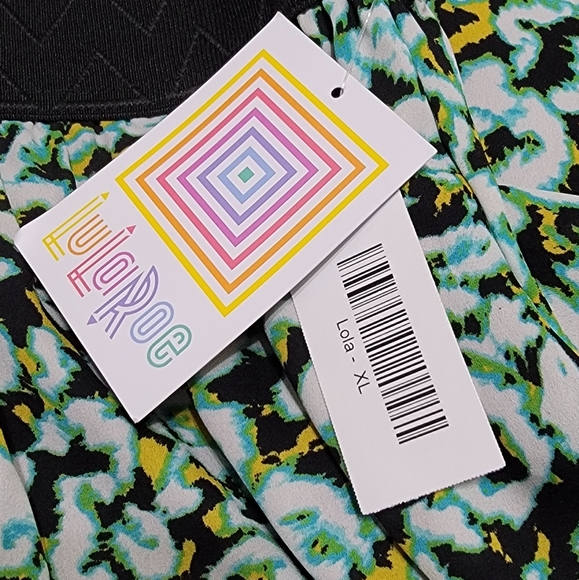 Lularoe Print Midi Skirt - Picture 8 of 9